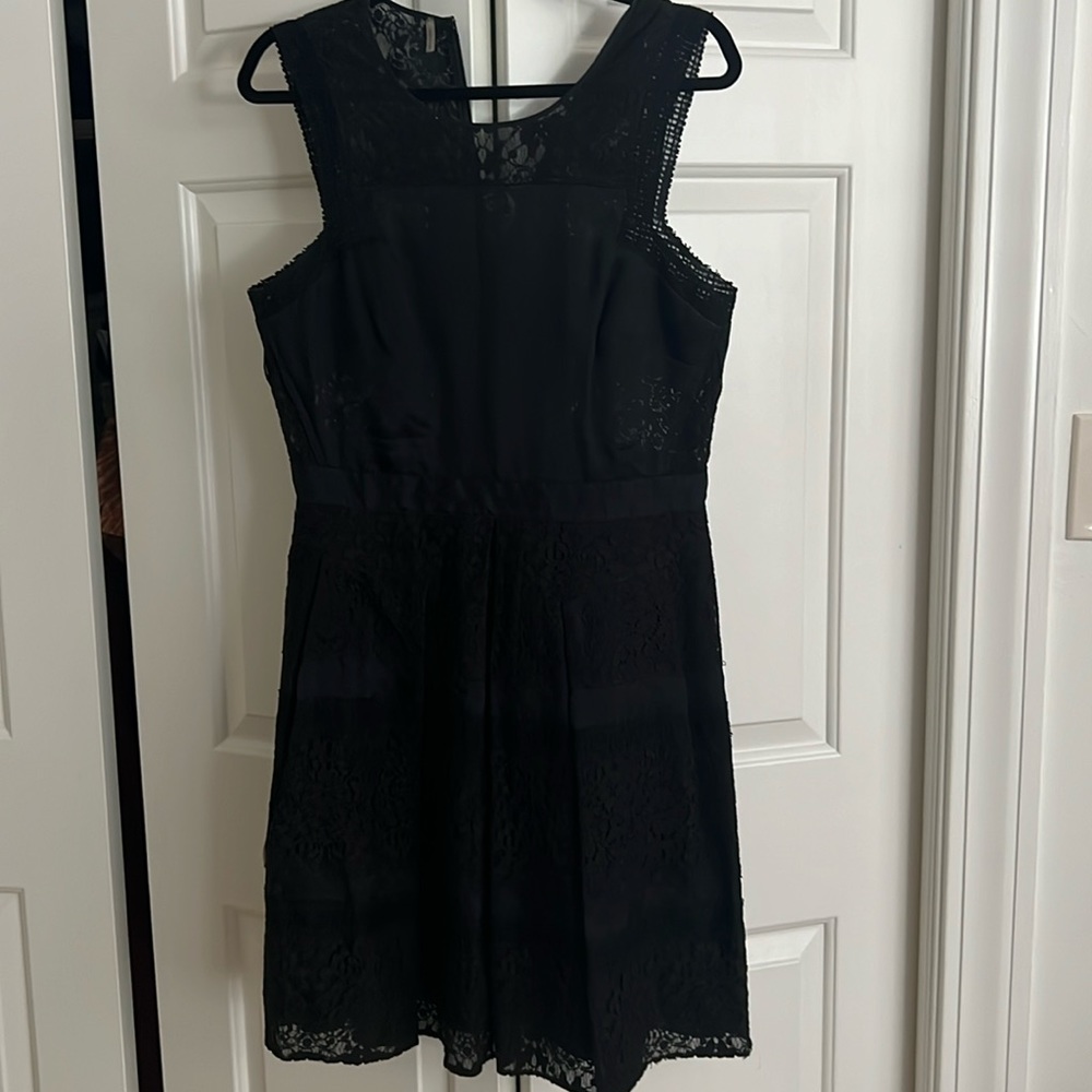 Black lace Rebecca Taylor dress